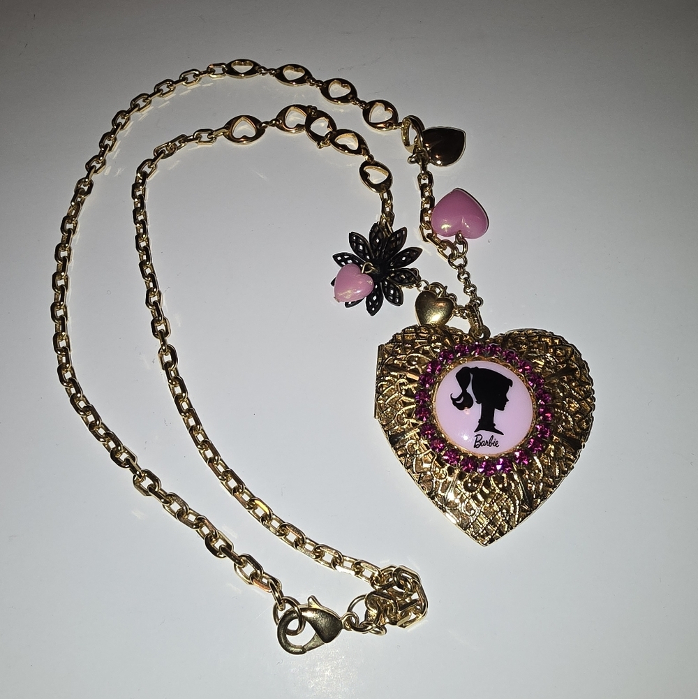 Tarina Tarintino Barbie Classic Silhouette Locket Necklace